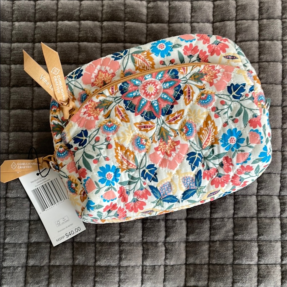 Vera Bradley Quilted Cosmetic Bag